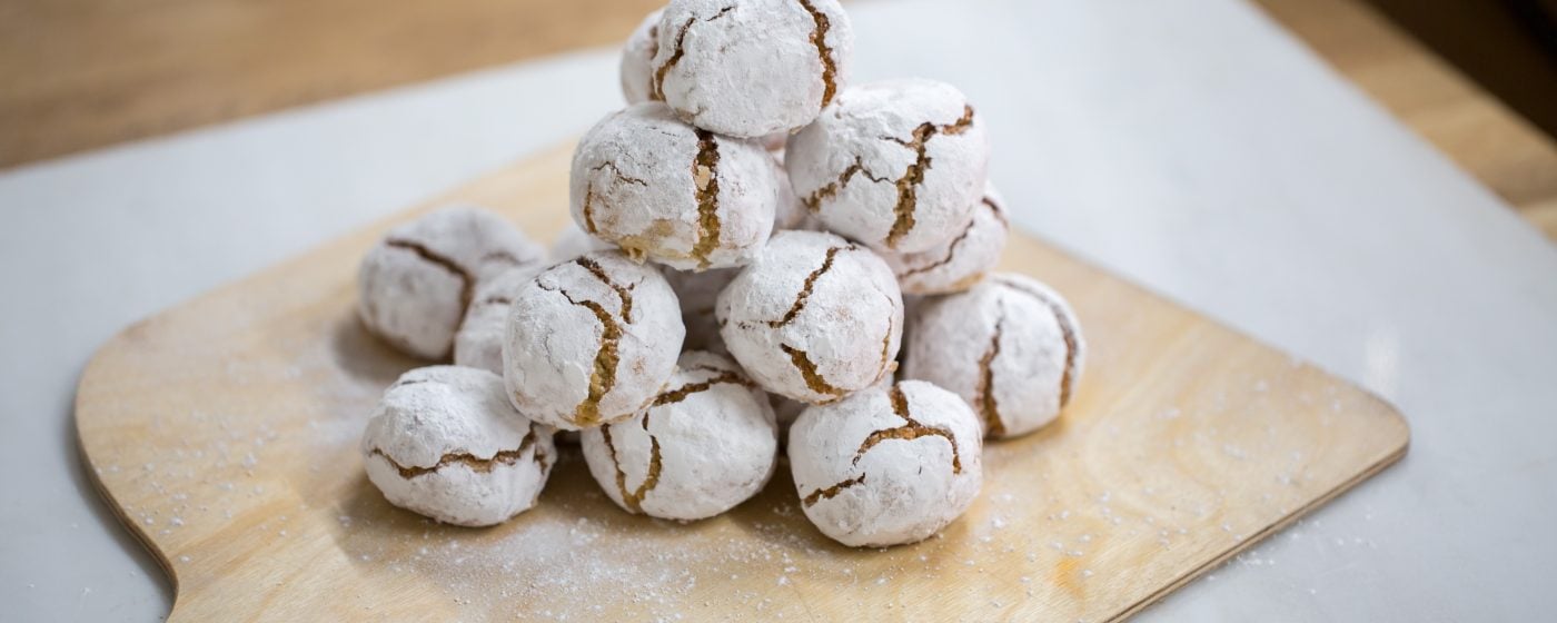 Gluten free baking course- Amaretti - Bread Ahead Chelsea